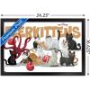 imageTrends International Marvel The Marvels  Flerkittens Wall Poster 34L x 224W Premium Unframed VersionBlack Framed Version