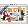 imageTrends International Marvel The Marvels  Flerkittens Wall Poster 34L x 224W Premium Unframed VersionBlonde Framed Version