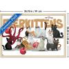 imageTrends International Marvel The Marvels  Flerkittens Wall Poster 34L x 224W Premium Unframed VersionBlonde Framed Version