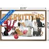 imageTrends International Marvel The Marvels  Flerkittens Wall Poster 34L x 224W Premium Unframed VersionBronze Framed Version