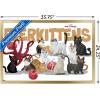 imageTrends International Marvel The Marvels  Flerkittens Wall Poster 34L x 224W Premium Unframed VersionGold Framed Version
