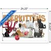 imageTrends International Marvel The Marvels  Flerkittens Wall Poster 34L x 224W Premium Unframed VersionWhite Framed Version