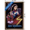 imageTrends International Marvel The Marvels  Ms Marvel Wall Poster 34L x 224W Premium Unframed VersionBronze Framed Version