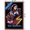 imageTrends International Marvel The Marvels  Ms Marvel Wall Poster 34L x 224W Premium Unframed VersionMahogany Framed Version