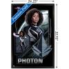 imageTrends International Marvel The Marvels  Photon Wall Poster 34L x 224W Premium Unframed VersionBlack Framed Version