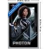 imageTrends International Marvel The Marvels  Photon Wall Poster 34L x 224W Premium Unframed VersionGray Framed Version