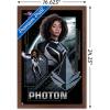 imageTrends International Marvel The Marvels  Photon Wall Poster 34L x 224W Premium Unframed VersionMahogany Framed Version