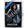 imageTrends International Marvel The Marvels  Photon Wall Poster 34L x 224W Premium Unframed VersionSilver Framed Version