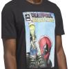 imageadidas Mens Marvel Deadpool and Wolverine Graphic TShirtBlackDeadpool
