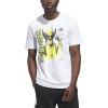 imageadidas Mens Marvel Wolverine Graphic TShirtWhiteDeadpool
