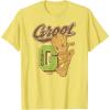 imageGuardians Of The Galaxy  Baby Groot Collegiate TShirtLemon Yellow