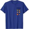 imageGuardians Of The Galaxy  Stacked Icons TShirtRoyal Blue