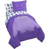 imageJay Franco Marvel Deadpool Queen Size Comforter Set  7 Piece Bedding Includes Sheet Set and Pillow Covers  Gray and Red Super Soft Cozy BeddingPurple  If