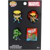 imageLoungefly PIN Marvel  Wolverine 50th Anniversay Comic 4 Pack Enamel Pin Set  XMen Enamel Pins  Cute Collectable Novelty Brooch  for Backpacks ampamp Bags  Gift Idea  Official Merchandise