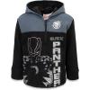 imageMarvel Avengers SpiderMan Fleece Half Zip Hoodie Toddler to Big Kid Sizes 2T  1820Black Panther