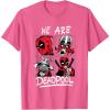 imageMarvel Deadpool ampamp Wolverine We Are Deadpool Face Panels TShirtPink Heather