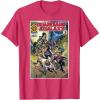 imageMarvel Guardians of the Galaxy Vol 3 Cosmic Comic Poster TShirtRed Heather