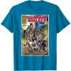 imageMarvel Guardians of the Galaxy Vol 3 Cosmic Comic Poster TShirtSapphire Blue