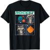 imageMarvel Guardians of the Galaxy Volume 3 Baby Rocket Panels TShirtBlack