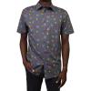 imageMarvel Mens Button Down ShirtCharcoal Deadpool Party
