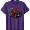 imageMarvel Studios Deadpool ampamp Wolverine Avengers Assemble Homage TShirtPurple