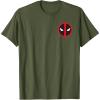 imageMarvel Studios Deadpool ampamp Wolverine Bold Corner Symbol TShirtOlive Green