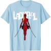 imageMarvel Studios Deadpool ampamp Wolverine Ladypool with Swords TShirtBaby Blue