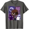 imageMarvel Studios The Marvels Nick Fury and Flerkittens Cute TShirtAsphalt Grey