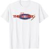 imageMarvel Studios The Marvels Official Movie Logo TShirtWhite