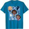 imageMarvel Studios The Marvels Super Heroes and Flerkittens Cute TShirtSapphire Blue
