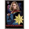imageTrends International Marvel The Marvels  Captain Marvel Wall Poster 34L x 224W Premium Unframed VersionBarnwood Framed Version