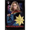 imageTrends International Marvel The Marvels  Captain Marvel Wall Poster 34L x 224W Premium Unframed VersionBlack Framed Version