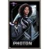 imageTrends International Marvel The Marvels  Photon Wall Poster 34L x 224W Premium Unframed VersionBarnwood Framed Version