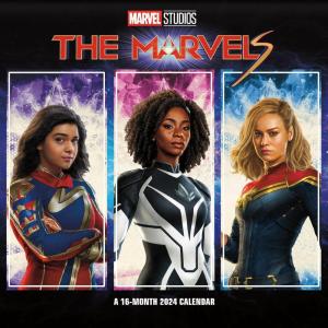 image2024 Marvel The Marvels Captain Marvel 2 Wall Calendar