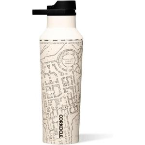 imageCorkcicle Sport Canteen  Keeps Beverages Cold 25 Hours  Triple Insulated Stainless Steel  ScrewOn Lid  Reusable Bottle  Summer Drinkware Gift  Keeps Drinks Ice Cold  20 oz  DeadpoolMarauders Map