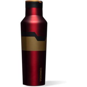imageCorkcicle Sport Canteen  Keeps Beverages Cold 25 Hours  Triple Insulated Stainless Steel  ScrewOn Lid  Reusable Bottle  Summer Drinkware Gift  Keeps Drinks Ice Cold  20 oz  DeadpoolIron Man