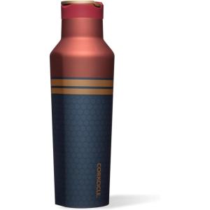 imageCorkcicle Sport Canteen  Keeps Beverages Cold 25 Hours  Triple Insulated Stainless Steel  ScrewOn Lid  Reusable Bottle  Summer Drinkware Gift  Keeps Drinks Ice Cold  20 oz  DeadpoolCaptain Marvel