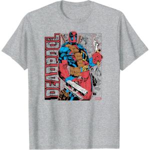 imageDeadpool  Comic Panels TShirtHeather Grey