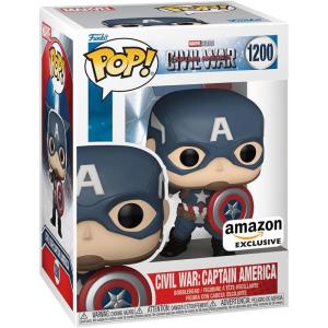 imageFunko POP Marvel Civil War Build A Scene  Captain America  Collectable Vinyl Figure  Gift Idea  Official Merchandise  for Kids ampamp Adults  Movies Fans
