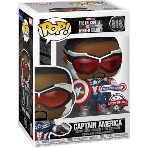 imageFunko Pop Marvel Year of The Shield  Captain America Sam Wilson with Shield Amazon Exclusive