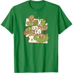imageGuardians Of The Galaxy  Baby Groot Characters TShirtKelly Green