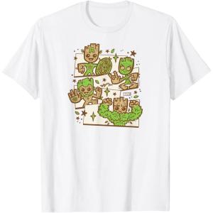 imageGuardians Of The Galaxy  Baby Groot Characters TShirtWhite