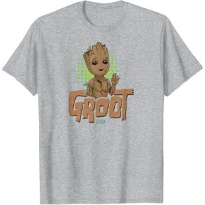 imageGuardians Of The Galaxy  Baby Groot TShirtHeather Grey