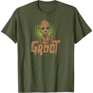 imageGuardians Of The Galaxy  Baby Groot TShirtOlive Green