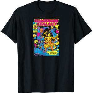 imageGuardians Of The Galaxy  Blacklight TShirtBlack