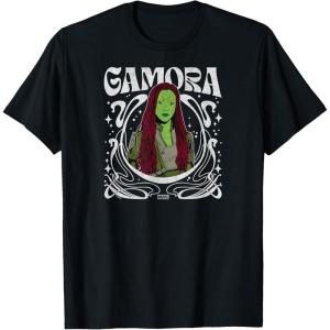 imageGuardians Of The Galaxy  Gamora Art Nouveau TShirtBlack