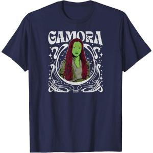 imageGuardians Of The Galaxy  Gamora Art Nouveau TShirtNavy Blue