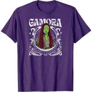 imageGuardians Of The Galaxy  Gamora Art Nouveau TShirtPurple