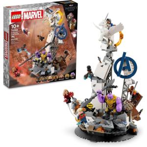 imageLEGO Marvel Endgame Final Battle Avengers Model for Build and Display Collectible Marvel Playset with 6 Minifigures Including Captain Marvel Shuri and Wanda Maximoff Marvel Fan Gift Idea 76266Standard Packaging