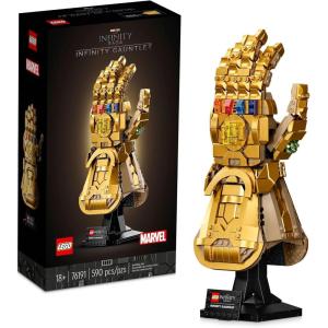 imageLEGO Marvel Infinity Gauntlet Set 76191 Collectible Thanos Glove with Infinity Stones Building Set Avengers Gift Idea for Adults and Teens Model Kits for Decoration and Display